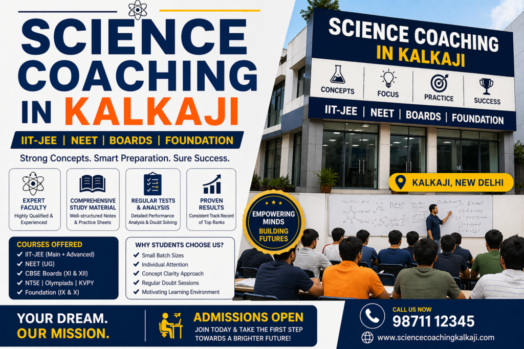 Science Coaching in Kalkaji