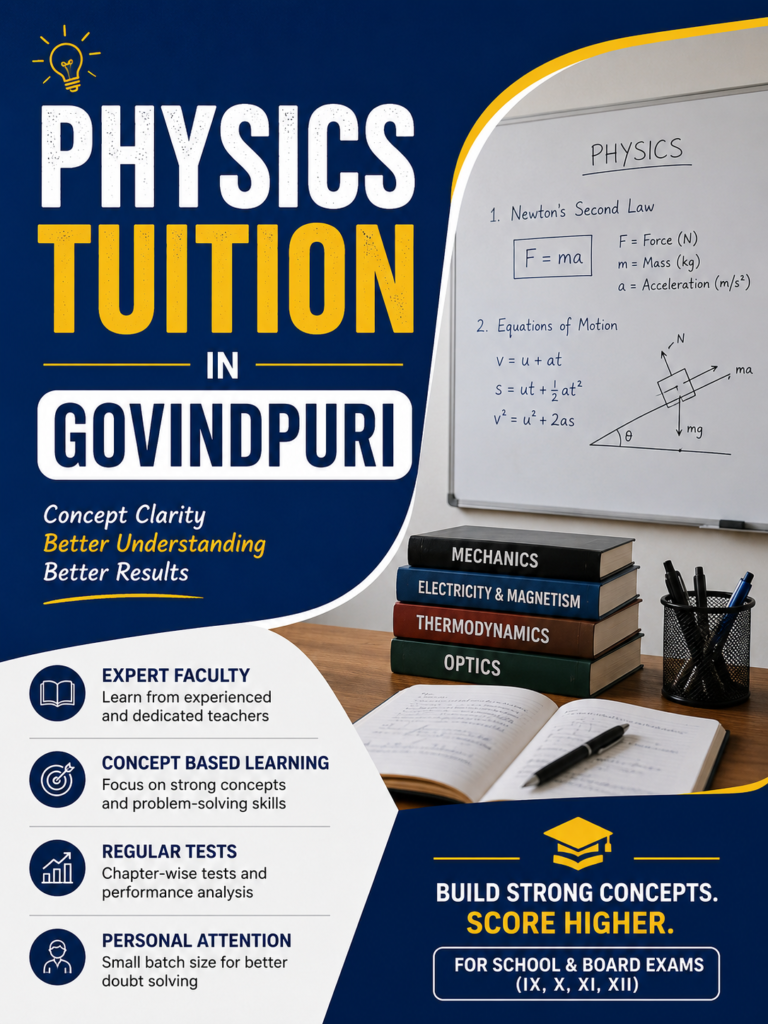 Physics Tuition in Govindpuri