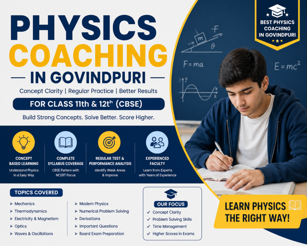 Physics Coaching in Govindpuri