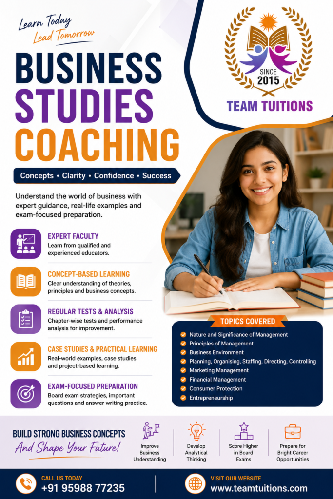 Business Studies Coaching in Kalkaji