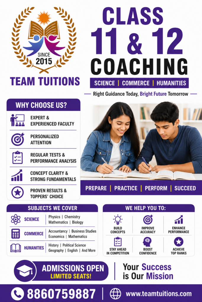 Class 11 & 12 Coaching in Kalkaji