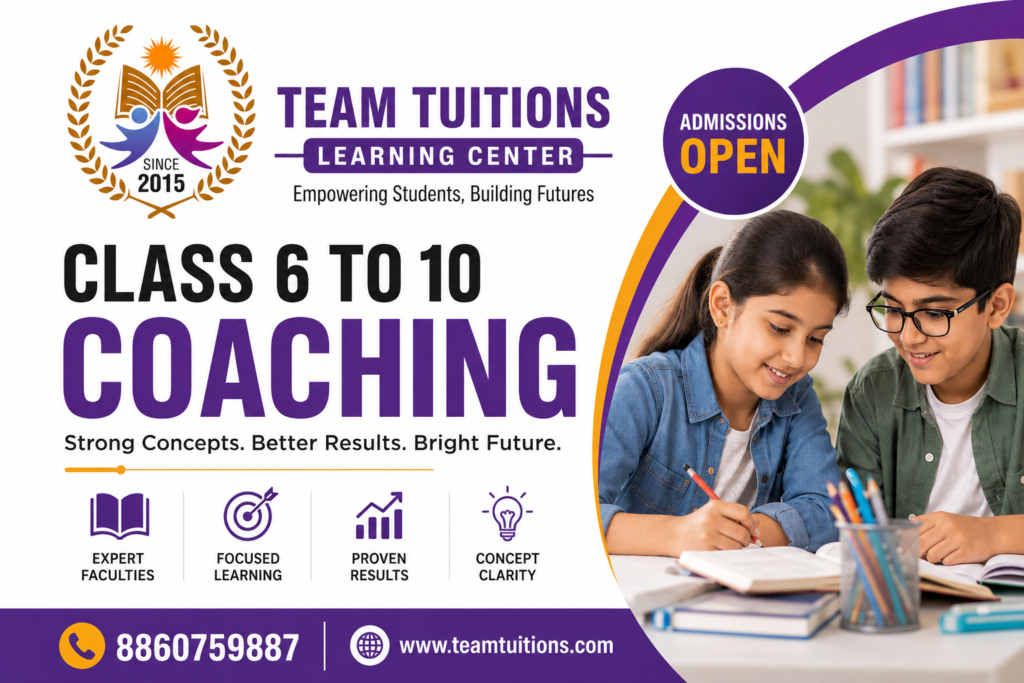Class 6 to 10 Coaching in Kalkaji