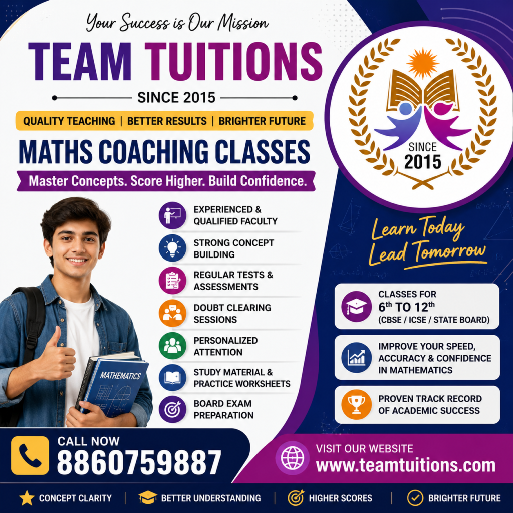 Maths Coaching in Govind Puri