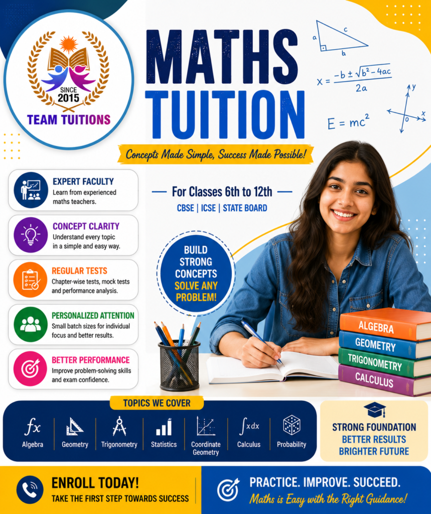 Maths Tuition in Kalkaji