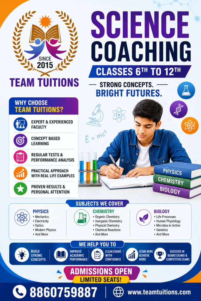 Science Coaching in Kalkaji.