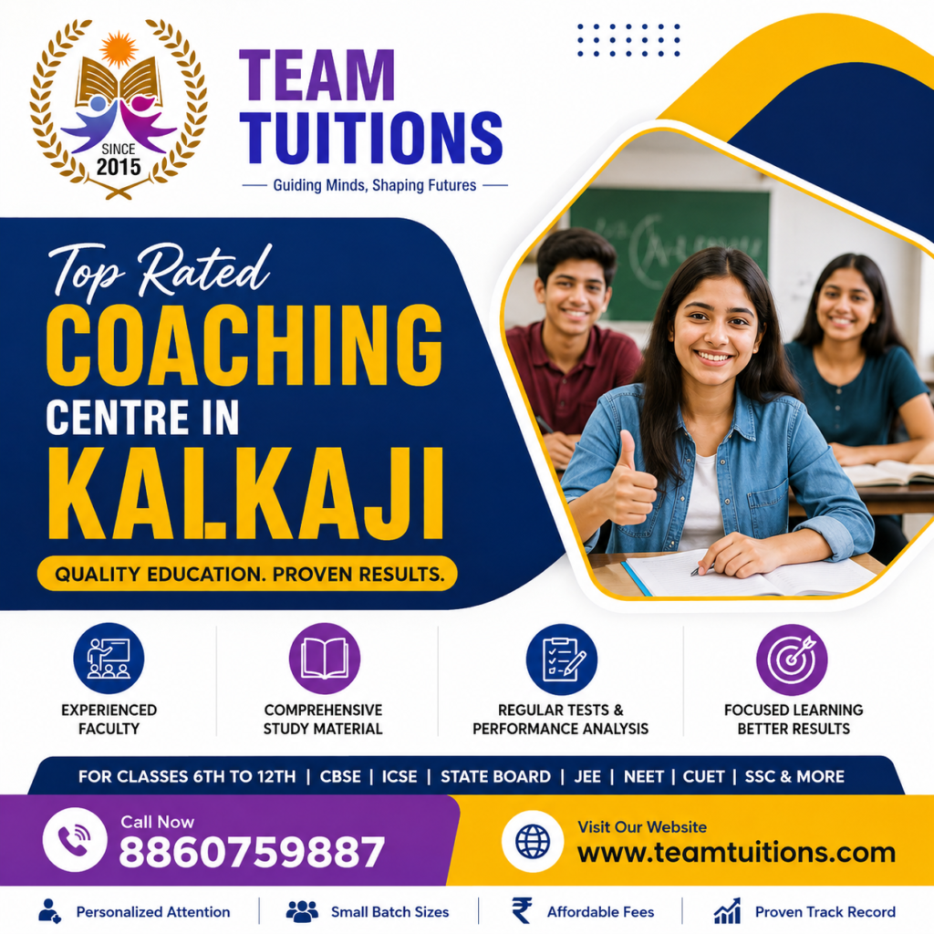 Top Rated Coaching Centre in Kalkaji