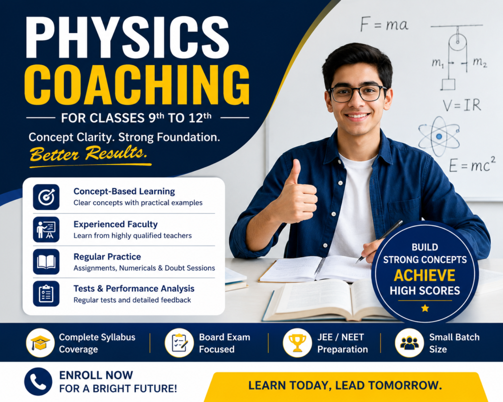 Physics Coaching in Govind Puri