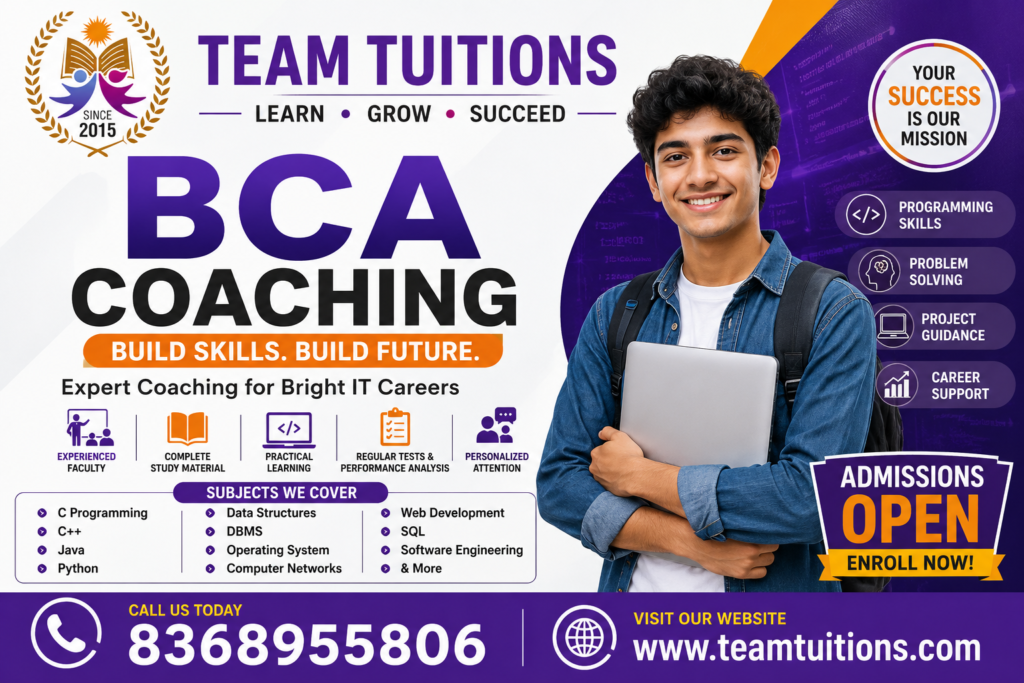 BCA Coaching in Govindpuri -