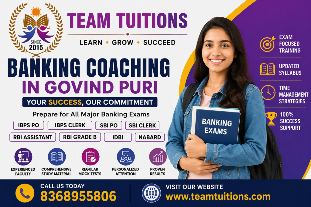 Banking Coaching in Govind Puri