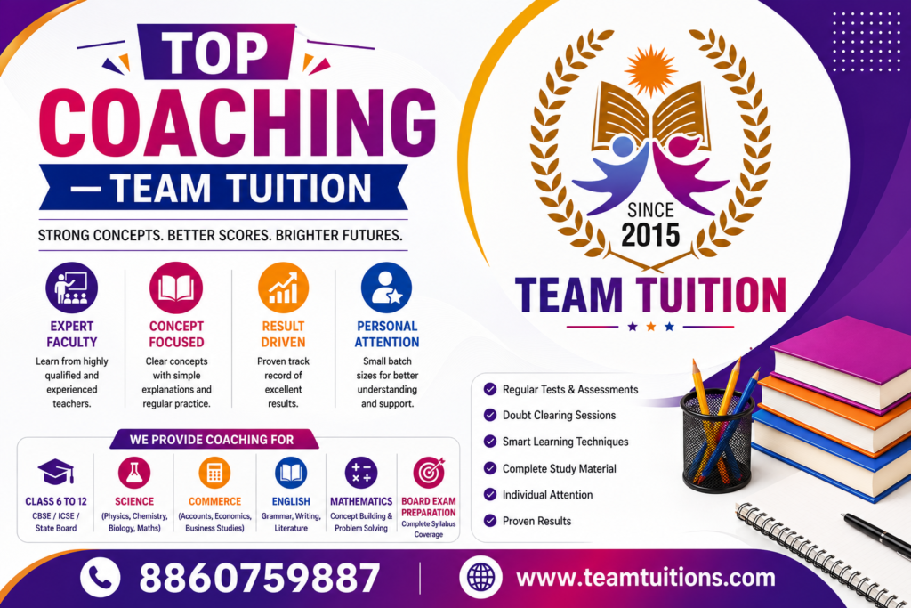 Top Coaching in Govind Puri – Team Tuition